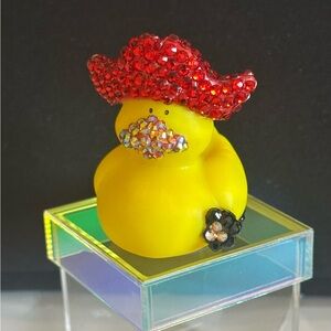 Rubber Duck Custom Bedazzled Rhinestone Pirate Firefighter Jeep Cruise Gift